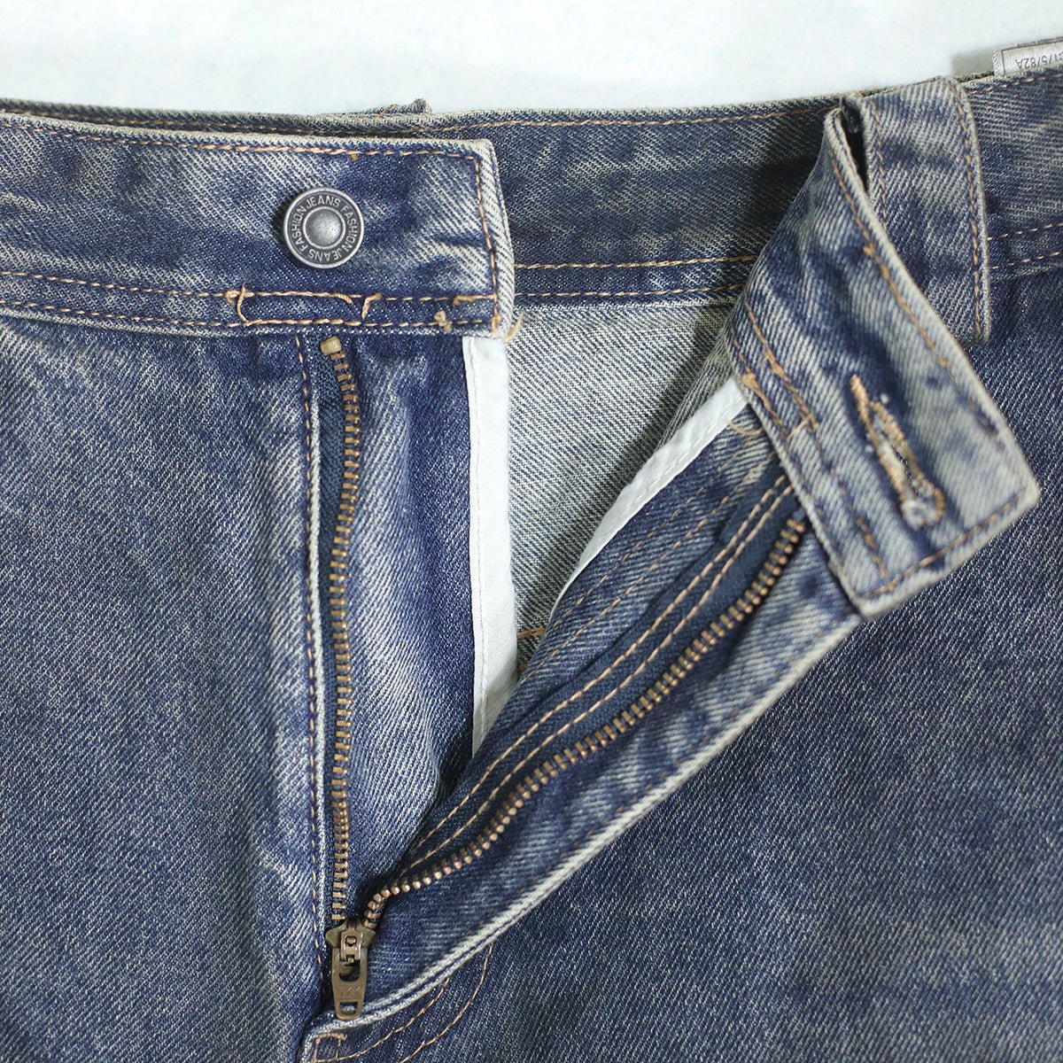 Unisex Loose Fit Straight - Leg Washed Jeans - Elevated AgendaUnisex Loose Fit Straight - Leg Washed JeansUnisex Loose Fit Straight-Leg Washed Jeans Blue S