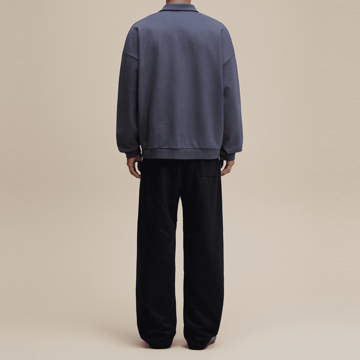 Men’s OFF - DUTY CEO Half - Placket Polo Collar Sweatshirt - Elevated Agenda Men’s OFF - DUTY CEO Half - Placket Polo Collar SweatshirtMen’s Half-Placket Polo Collar Sweatshirt Heather Gray S