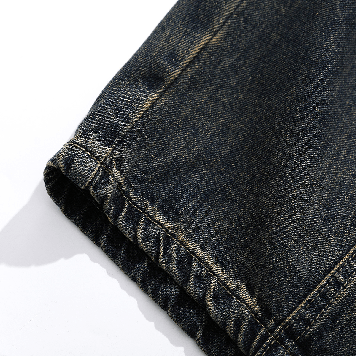 The Founder Jean - Elevated Agenda The Founder JeanHeavyweight Multi-Pocket Washed Vintage Loose Jean Dark Blue S