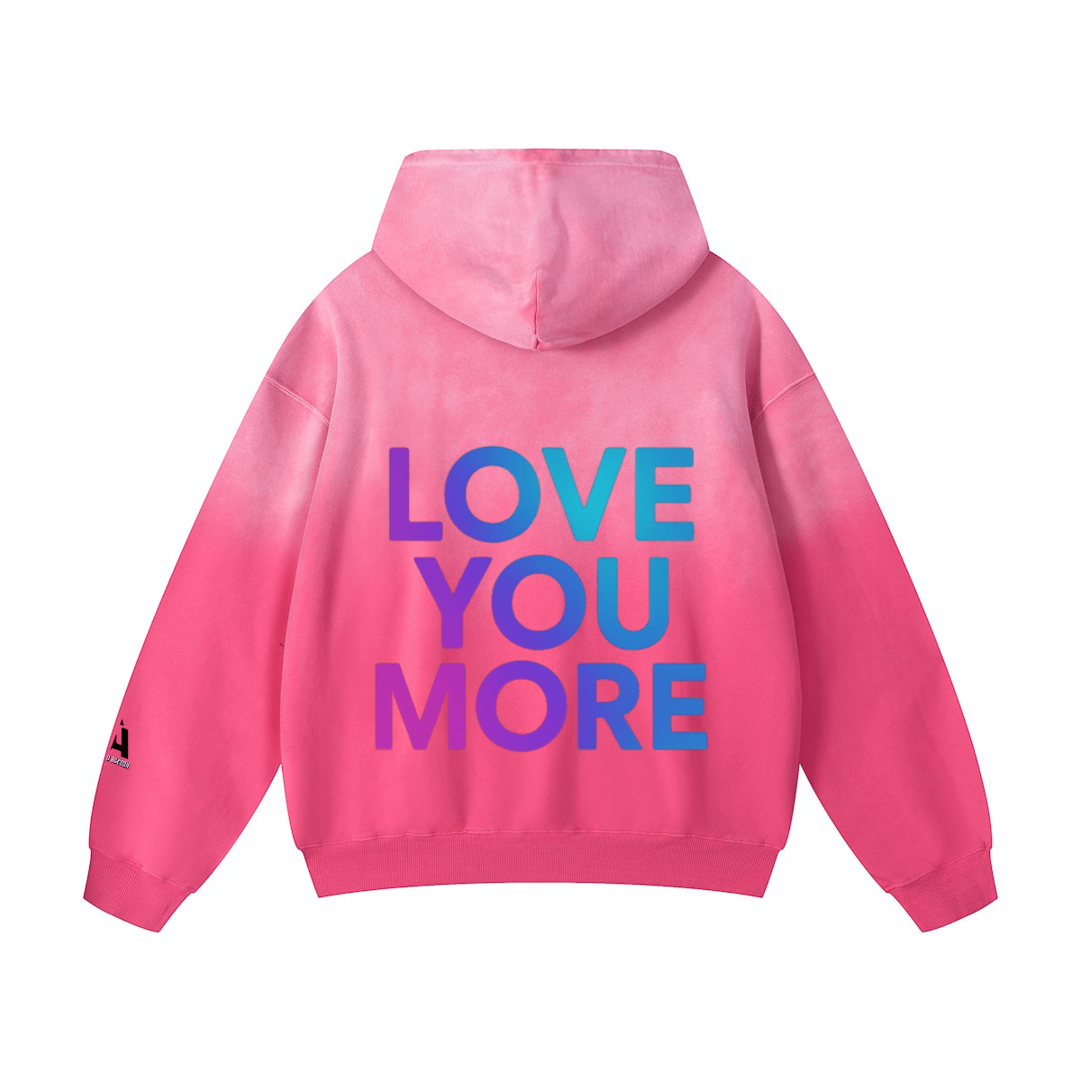 SUN GAZED 420GSM - Elevated Agenda SUN GAZED 420GSM420GSM Unisex Heavyweight Sun Faded Gradient Hoodie Black S