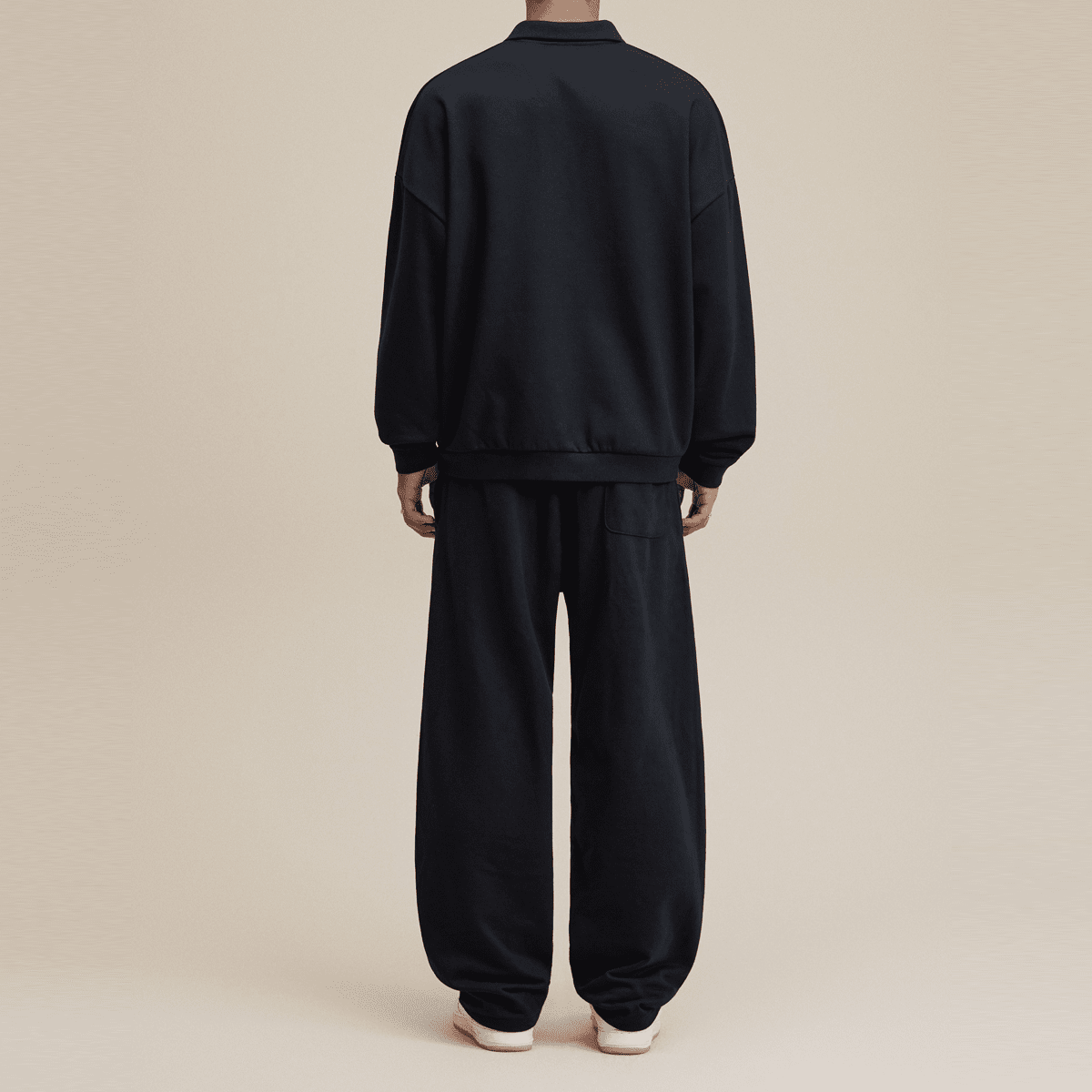 Men’s OFF - DUTY CEO Half - Placket Polo Collar Sweatshirt - Elevated Agenda Men’s OFF - DUTY CEO Half - Placket Polo Collar SweatshirtMen’s Half-Placket Polo Collar Sweatshirt Heather Gray S