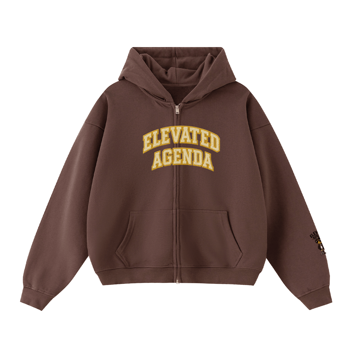 The Pollunate the World double zip (460 GSM) - Elevated Agenda The Pollunate the World double zip (460 GSM)Unisex Cropped Double-Zip Hoodie (460 GSM) Yellow XS