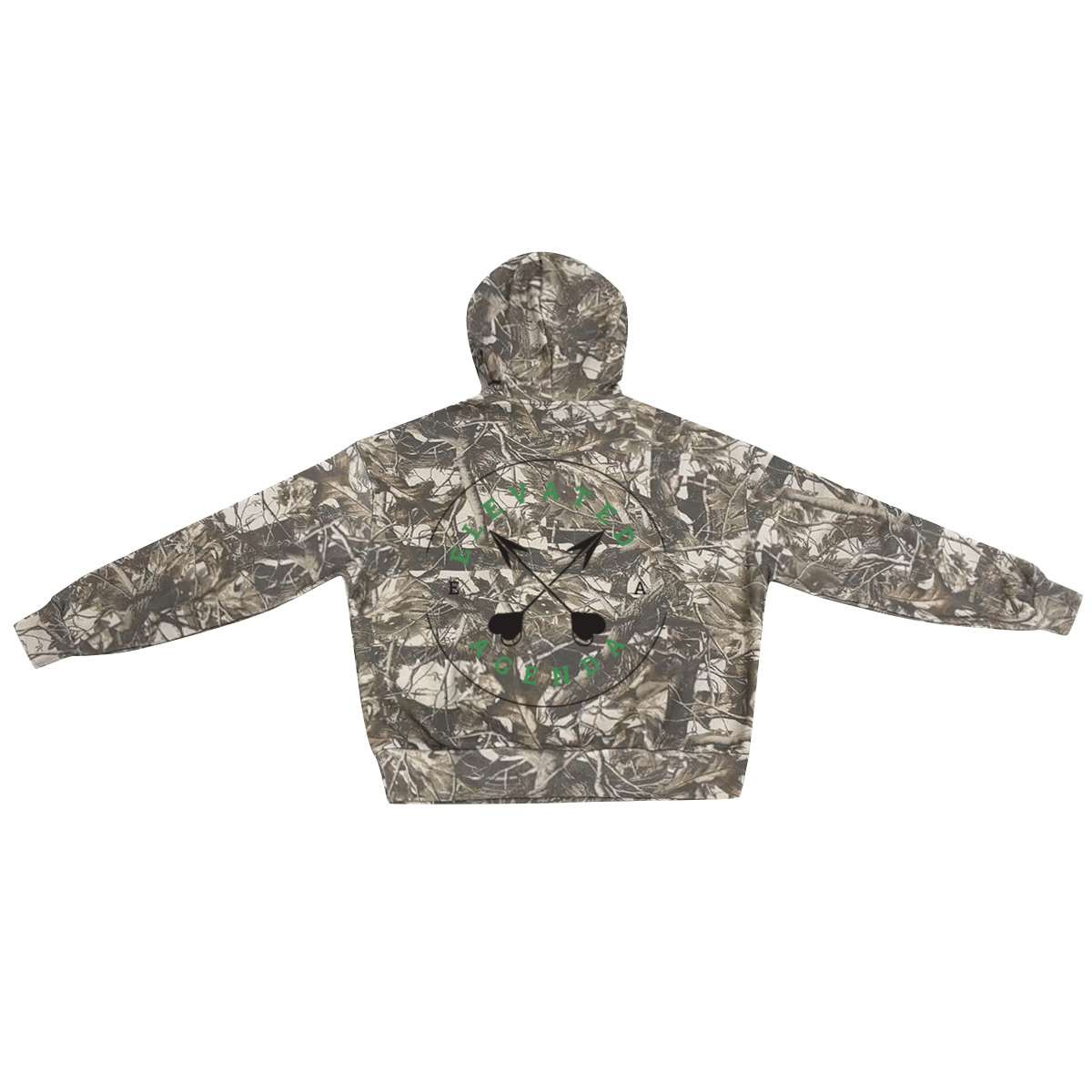 THE GRIDLOCK Camo Hoodie (400GSM) - Elevated Agenda THE GRIDLOCK Camo Hoodie (400GSM)Unisex 100% Cotton French Terry Camo Hoodie(400GSM) Camo XS