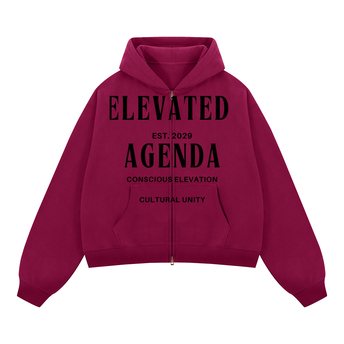 THE FORM Zip - up Hoodie CAN BE PAIRED(380GSM) - Elevated Agenda THE FORM Zip - up Hoodie CAN BE PAIRED(380GSM)Unisex Boxy Cropped Fleece Hoodie(380GSM) Heather Gray S