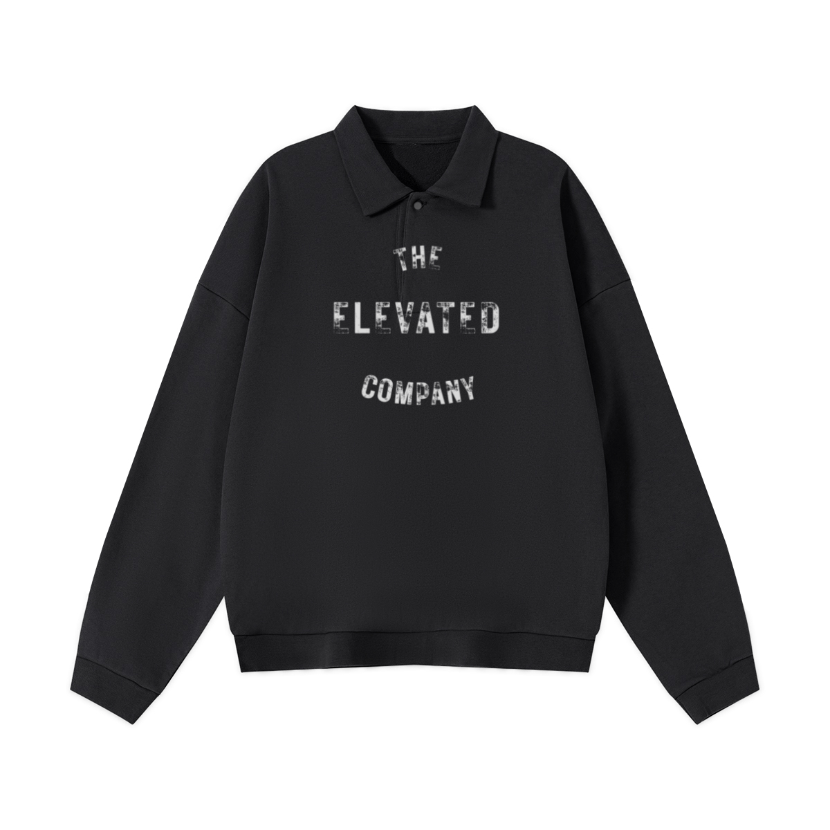 Men’s OFF - DUTY CEO Half - Placket Polo Collar Sweatshirt - Elevated Agenda Men’s OFF - DUTY CEO Half - Placket Polo Collar SweatshirtMen’s Half-Placket Polo Collar Sweatshirt Heather Gray S