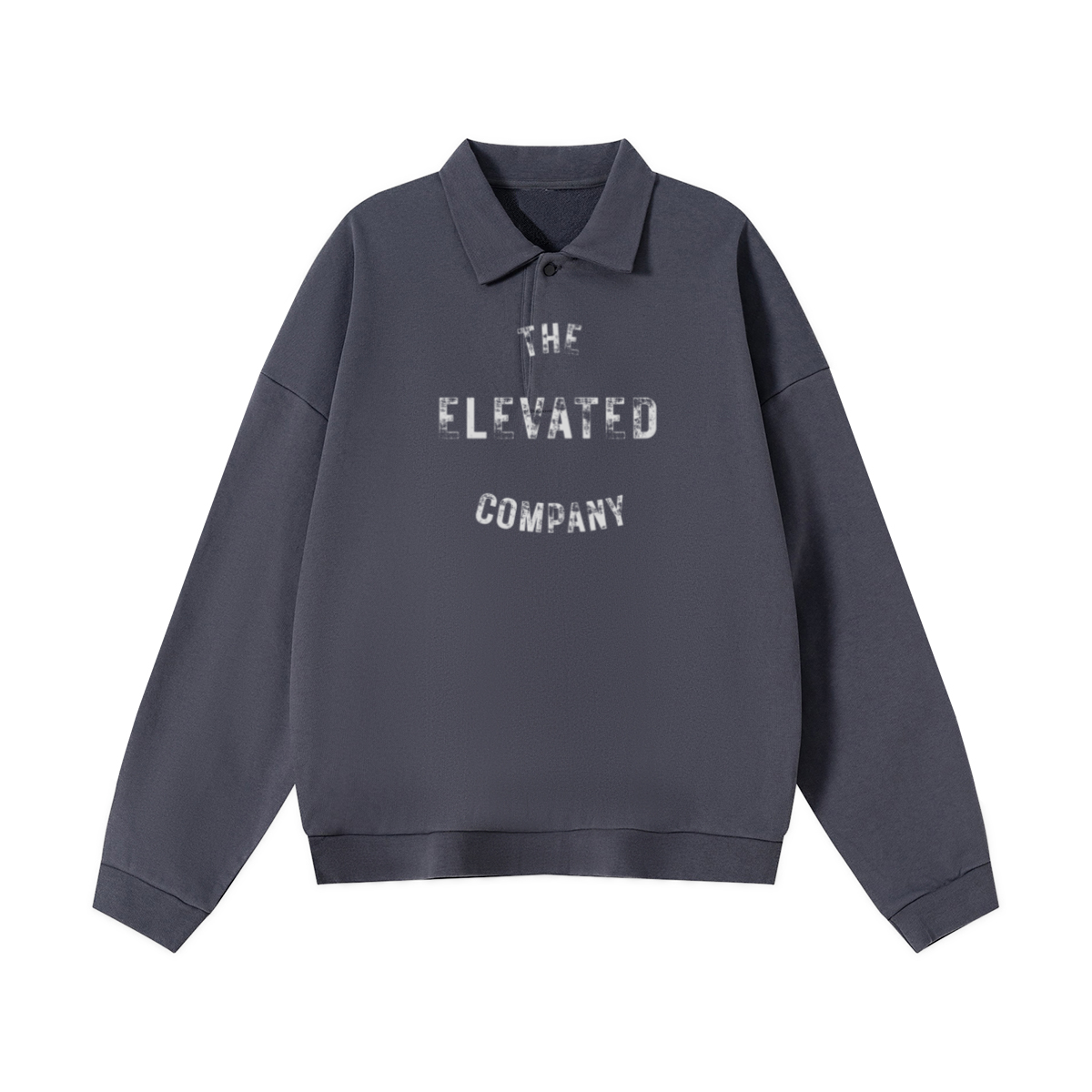 Men’s Half-Placket Polo Collar Sweatshirt