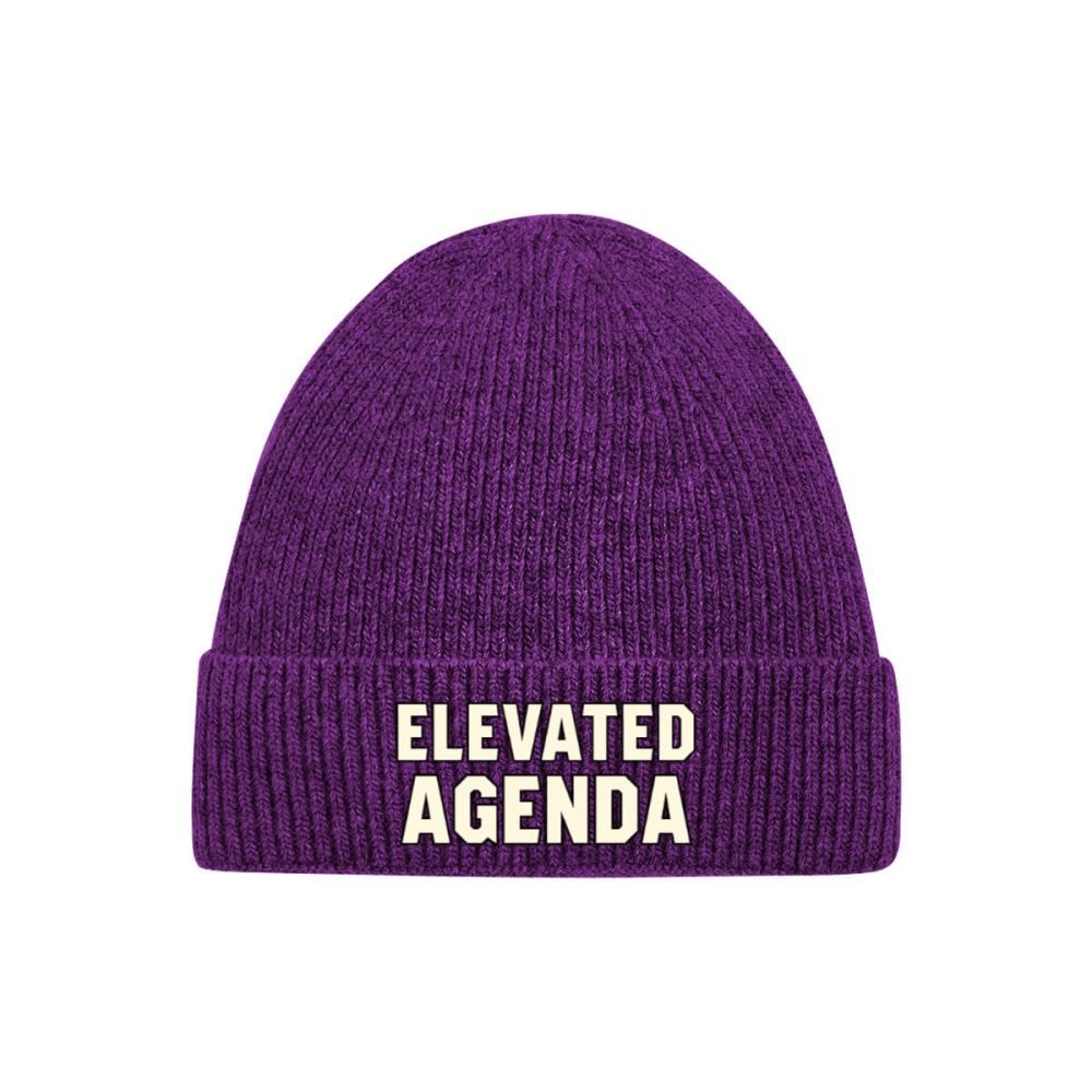 Unisex Thick Knit Beanie - Elevated Agenda Unisex Thick Knit BeanieUnisex Thick Knit Beanie Purple
