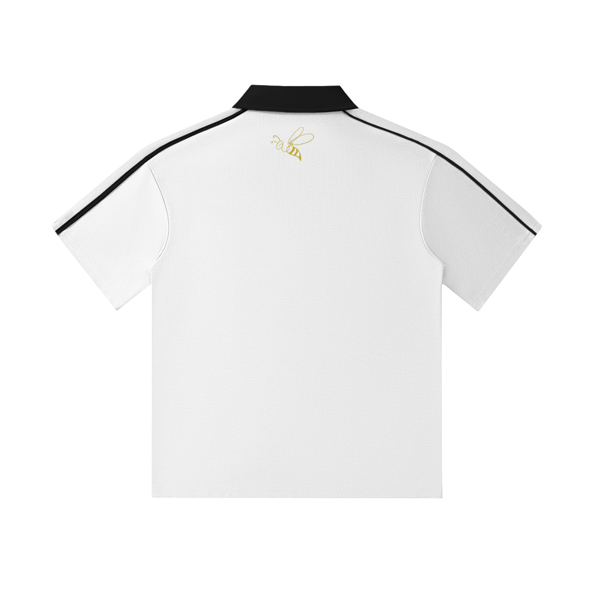 Unisex Contrast Collar Short - Sleeve Polo Shirt(240GSM) - Elevated AgendaUnisex Contrast Collar Short - Sleeve Polo Shirt(240GSM)Unisex Contrast Collar Short-Sleeve Polo Shirt(240GSM) White/Black S