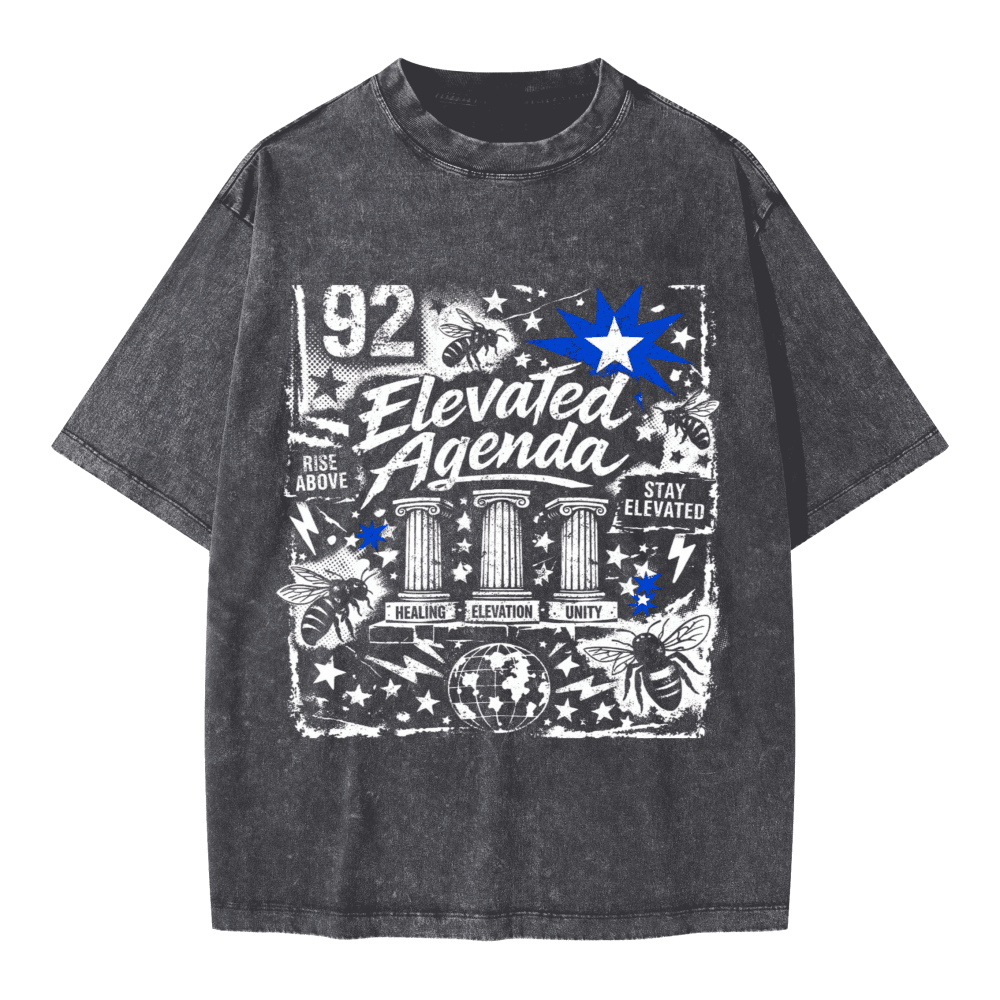 Unisex Heavyweight Oversized Snow Wash T-shirt(285GSM) - Elevated AgendaUnisex Heavyweight Oversized Snow Wash T-shirt(285GSM)285GSM Unisex Oversized Snow Wash T-shirt bLack XS