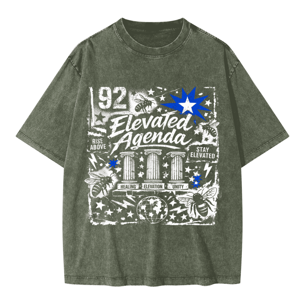 Unisex Heavyweight Oversized Snow Wash T-shirt(285GSM) - Elevated AgendaUnisex Heavyweight Oversized Snow Wash T-shirt(285GSM)285GSM Unisex Oversized Snow Wash T-shirt Olive Green XS