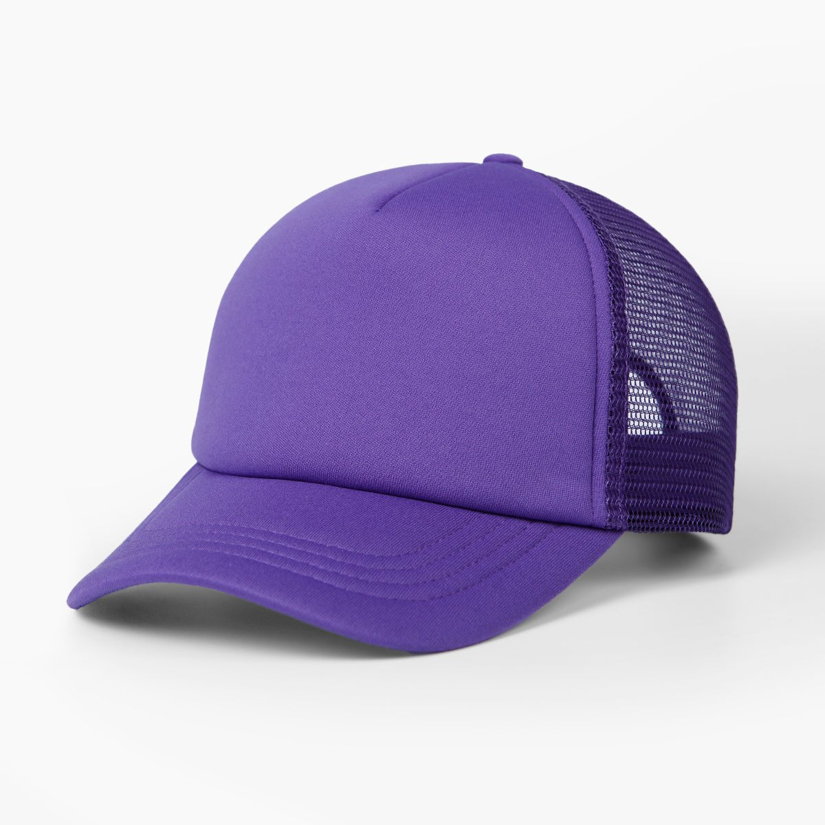 Foam Trucker Hat with Mesh Panels - Elevated AgendaFoam Trucker Hat with Mesh PanelsFoam Trucker Hat with Mesh Panels Royal Blue