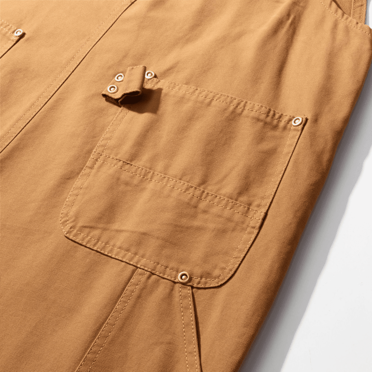 Unisex Loose - Fit Utility Bib Overall Jumpsuit - Elevated AgendaUnisex Loose - Fit Utility Bib Overall JumpsuitUnisex Loose-Fit Utility Bib Overall Jumpsuit Camel S