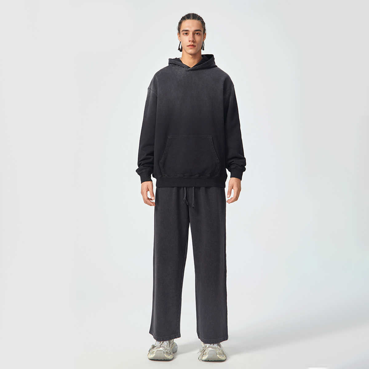 420GSM Unisex Heavyweight Sun Faded Gradient Hoodie