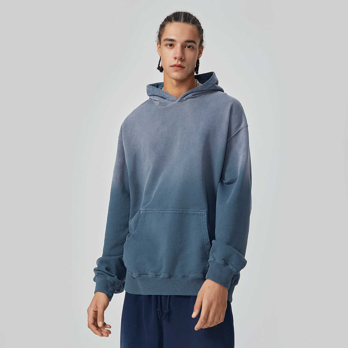 420GSM Unisex Heavyweight Sun Faded Gradient Hoodie