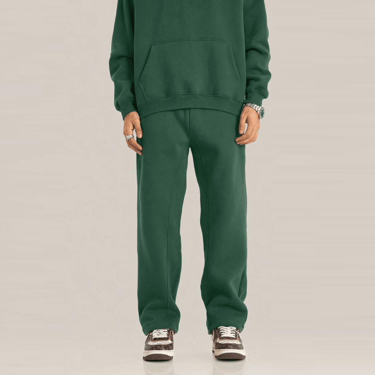 Unisex Fleece Oversized Sweatpants(380GSM)