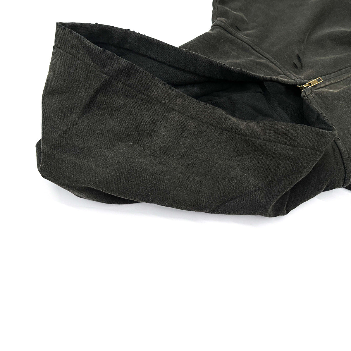 LOVE LIFTED Zip - Up Hoodie(420GSM) - Elevated Agenda LOVE LIFTED Zip - Up Hoodie(420GSM)Unisex Washed Distressed Dystopian Streetwear Zip-Up Hoodie(420GSM) Black S