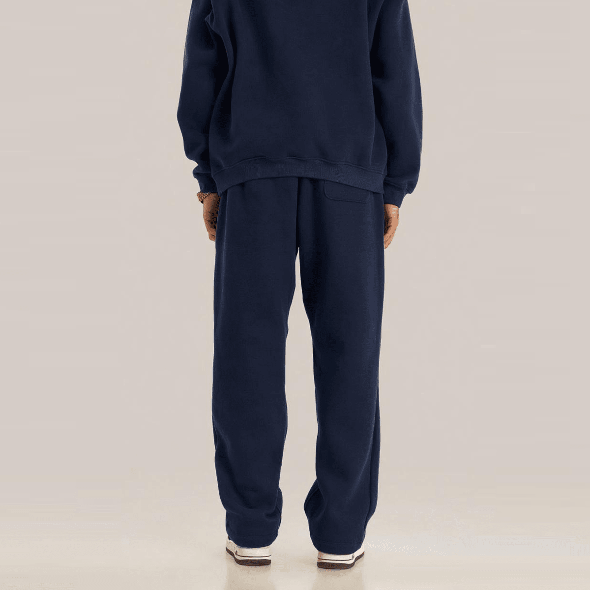 THE FORM fleece Sweatpants CAN BE PAIRED(380GSM) - Elevated Agenda THE FORM fleece Sweatpants CAN BE PAIRED(380GSM)Unisex Fleece Oversized Sweatpants(380GSM) Navy Blue S