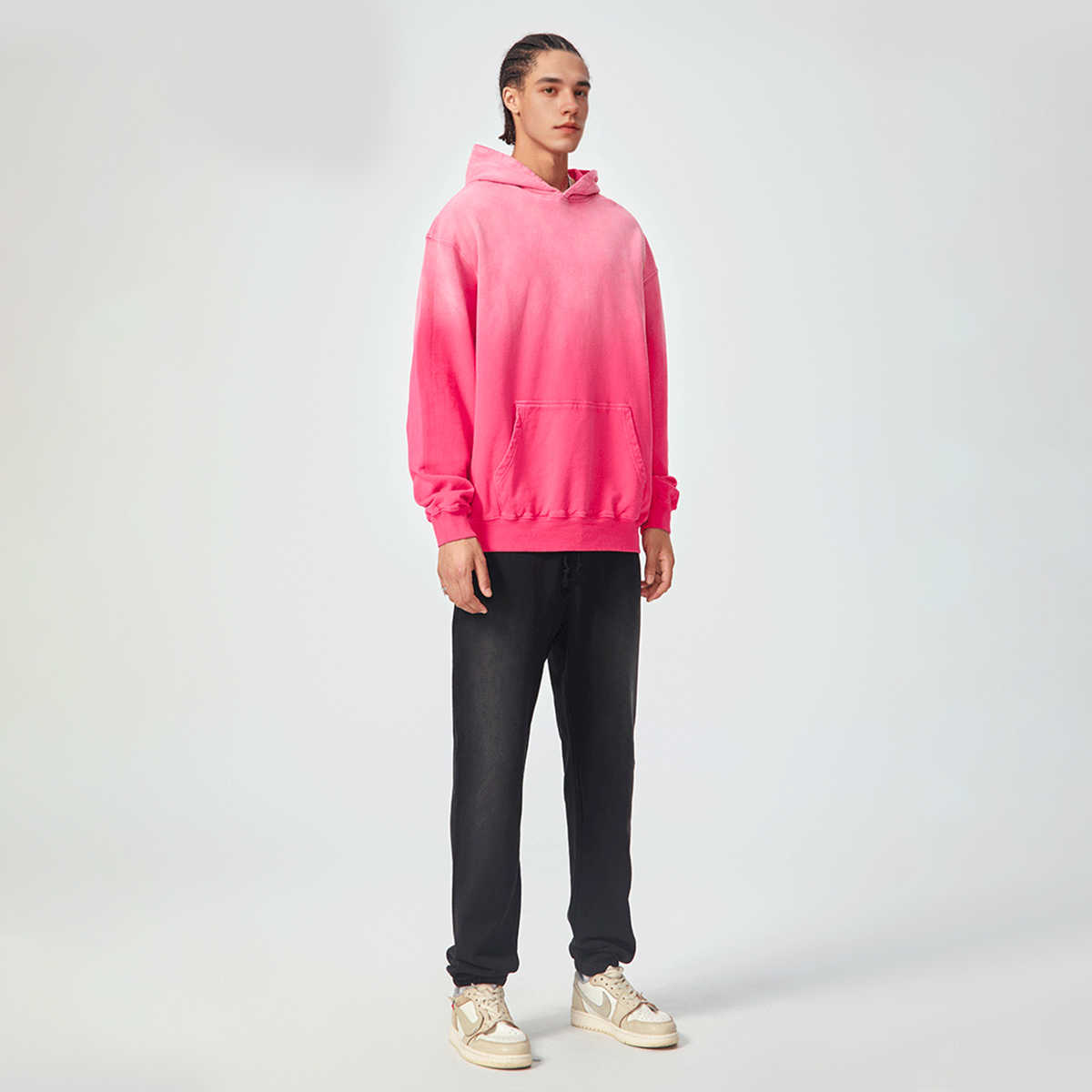 420GSM Unisex Heavyweight Sun Faded Gradient Hoodie