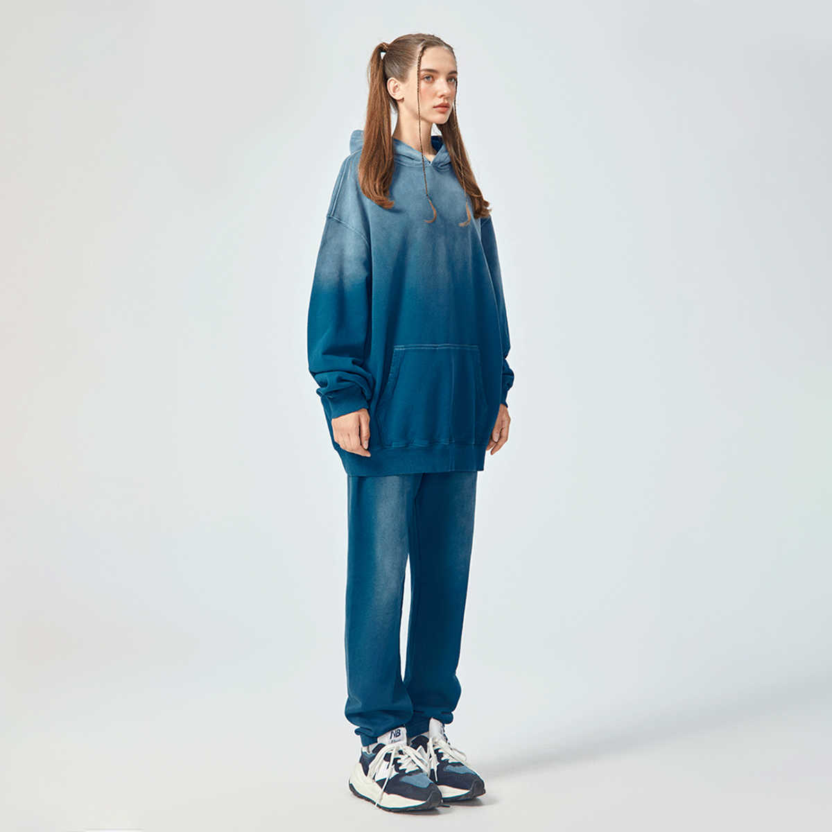 420GSM Unisex Heavyweight Sun Faded Gradient Hoodie