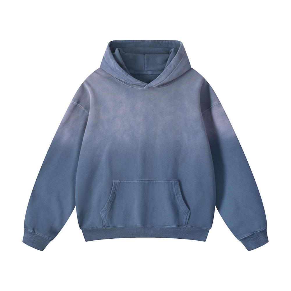 420GSM Unisex Heavyweight Sun Faded Gradient Hoodie
