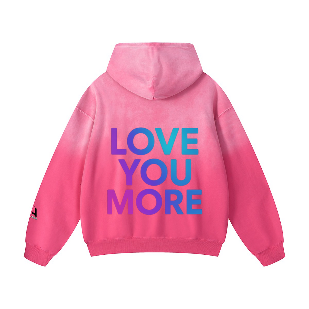 420GSM Unisex Heavyweight Sun Faded Gradient Hoodie