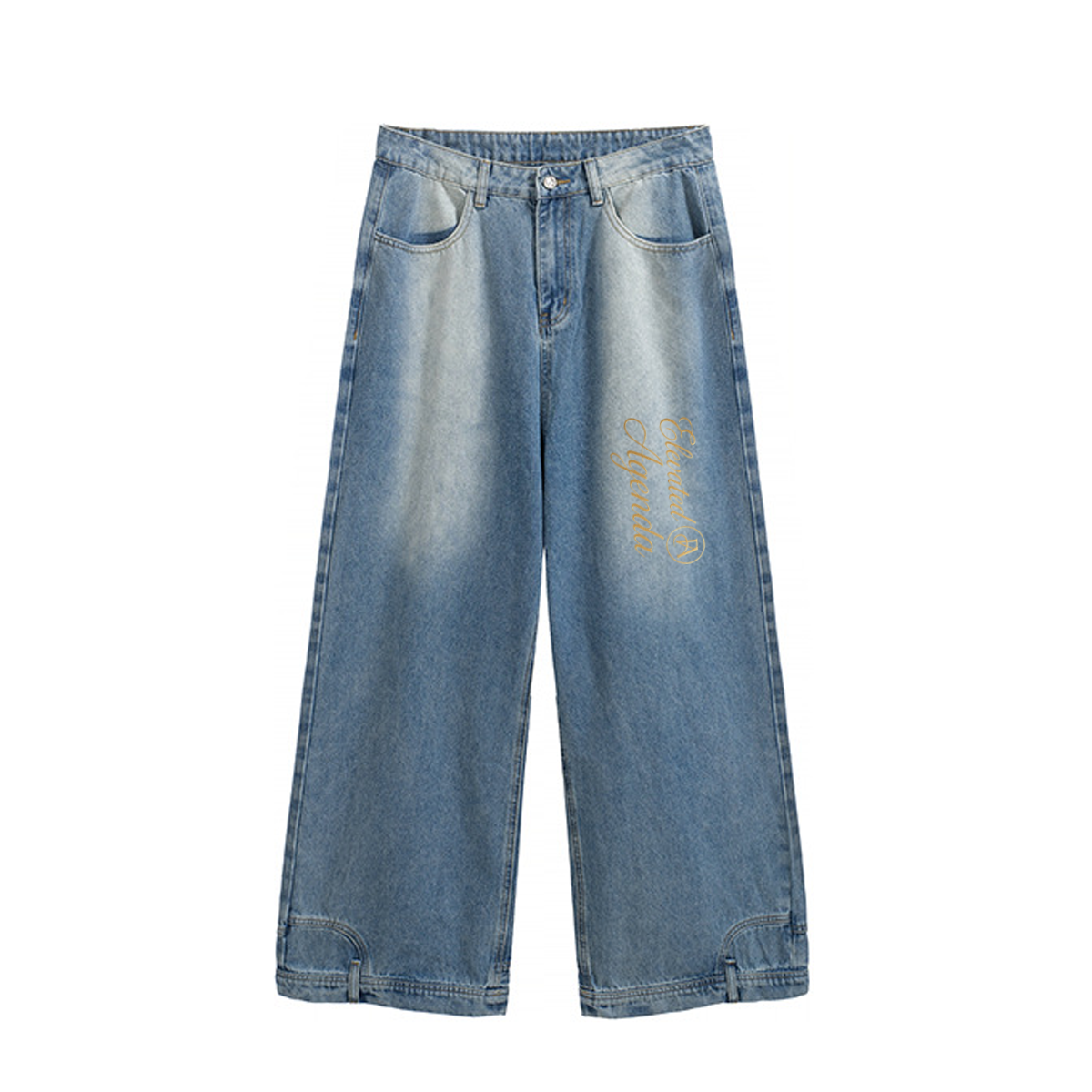 2024 Mirror Wide-leg Jeans