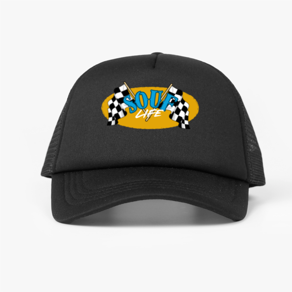 Foam Trucker Hat with Mesh Panels