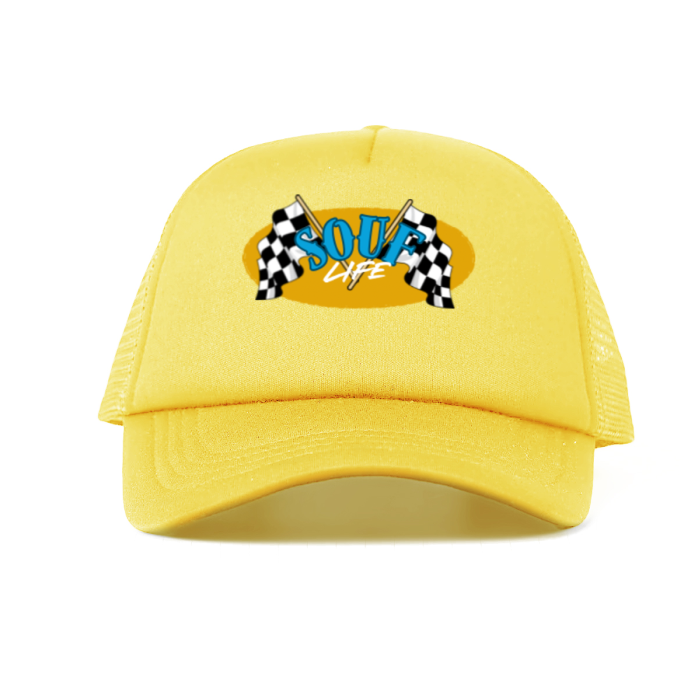 Foam Trucker Hat with Mesh Panels