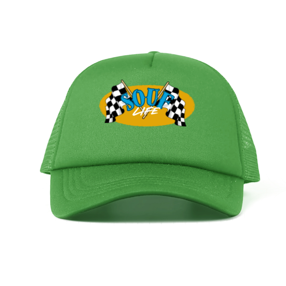 Foam Trucker Hat with Mesh Panels