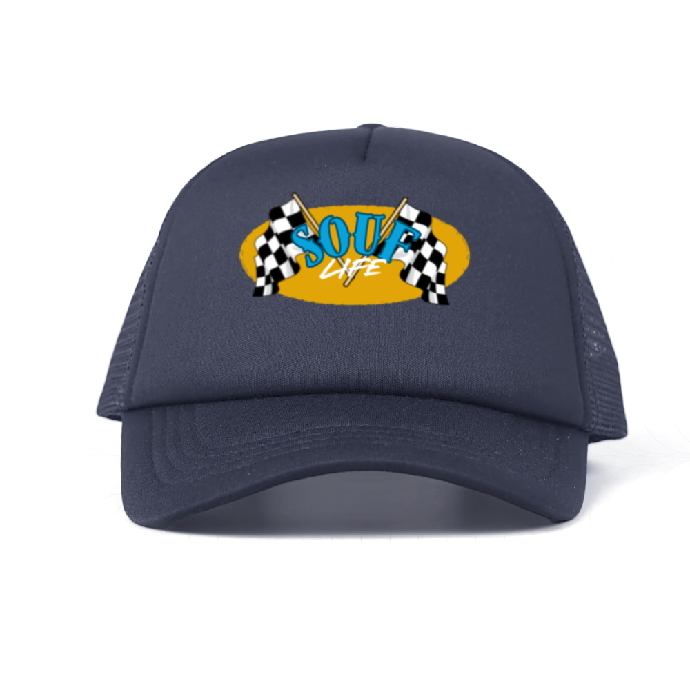 Foam Trucker Hat with Mesh Panels