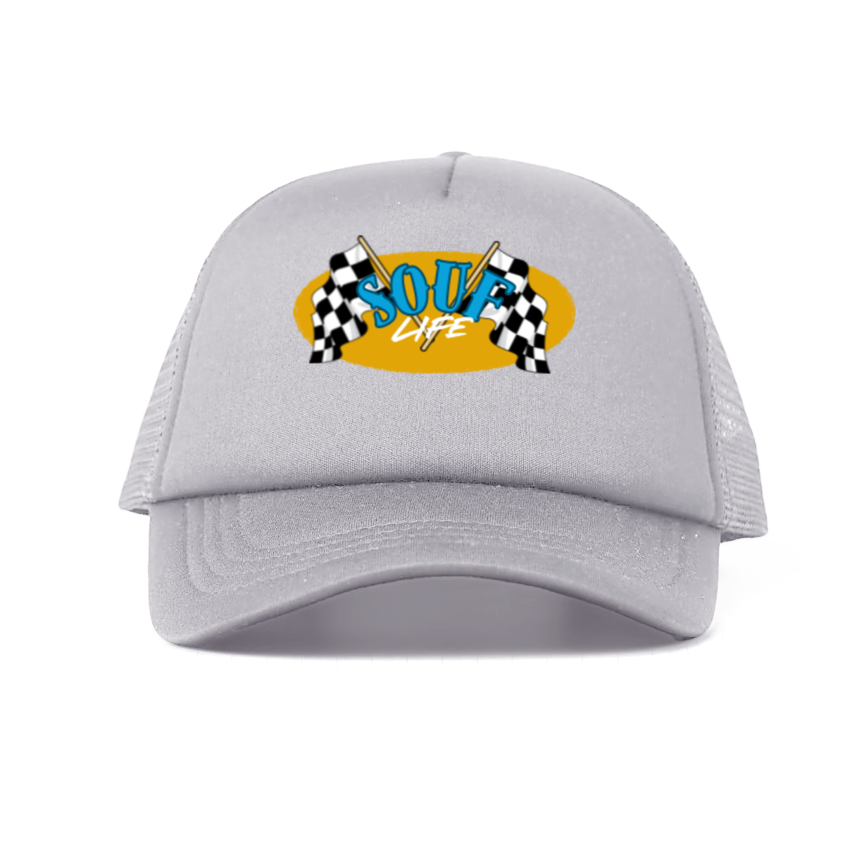 Foam Trucker Hat with Mesh Panels