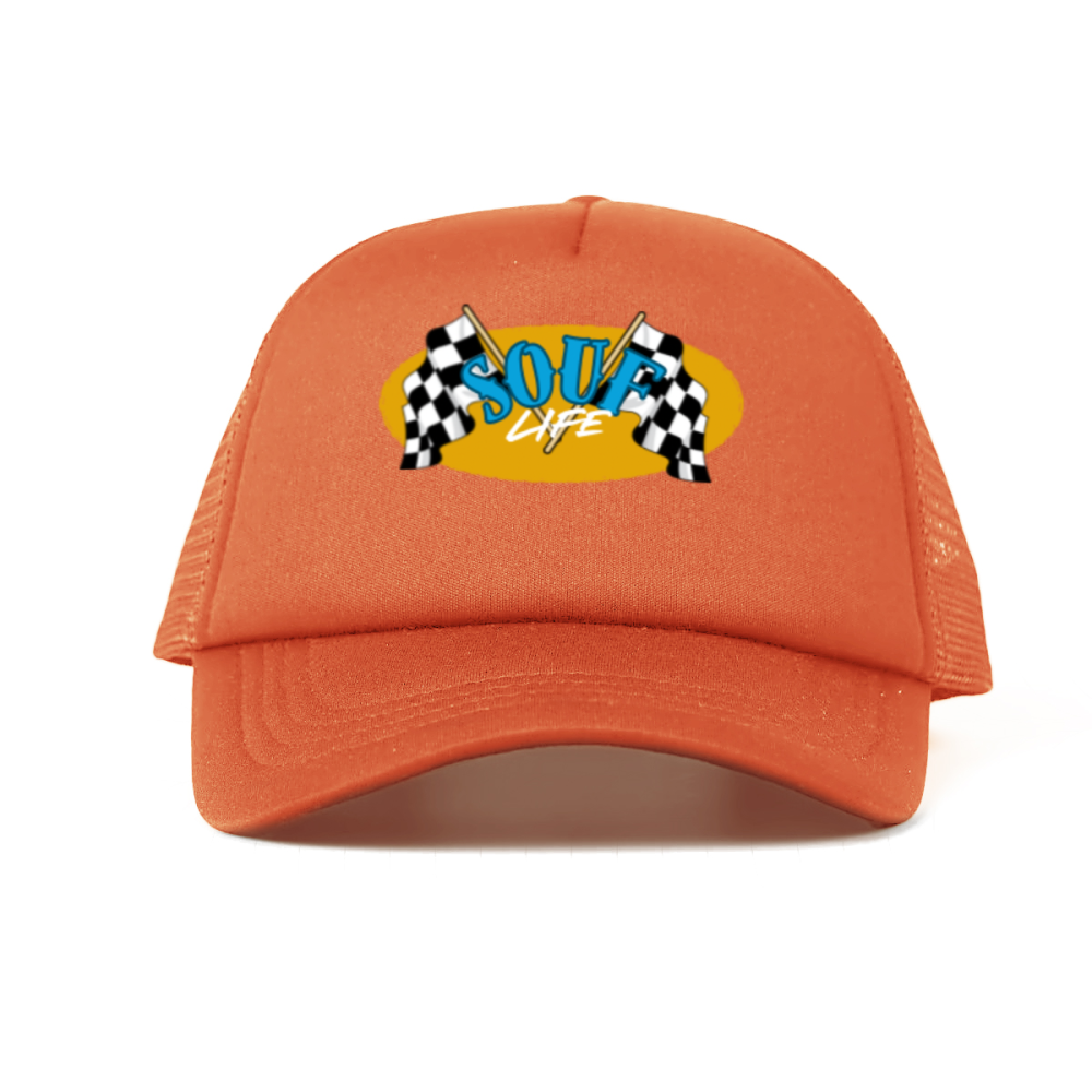 Foam Trucker Hat with Mesh Panels