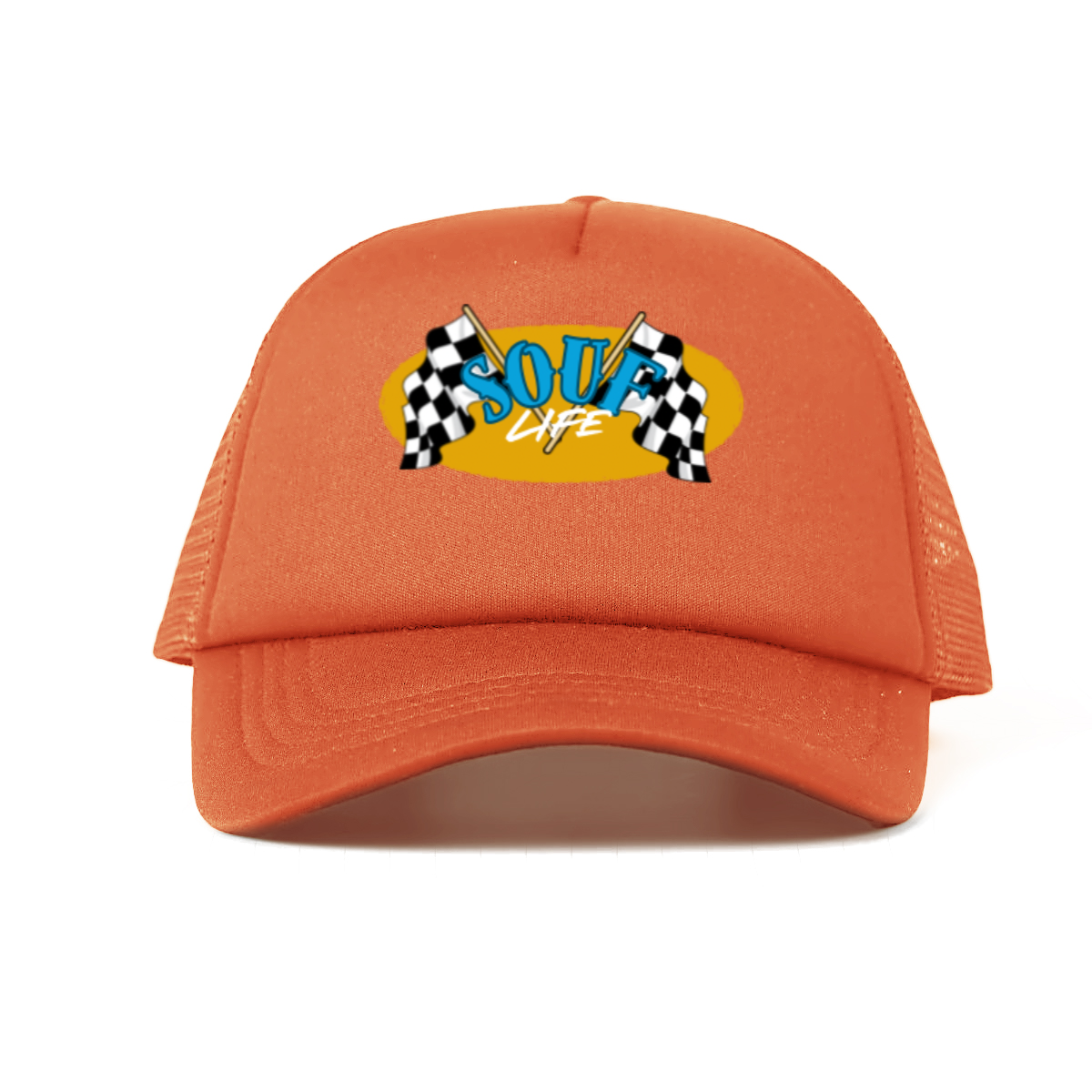 Foam Trucker Hat with Mesh Panels
