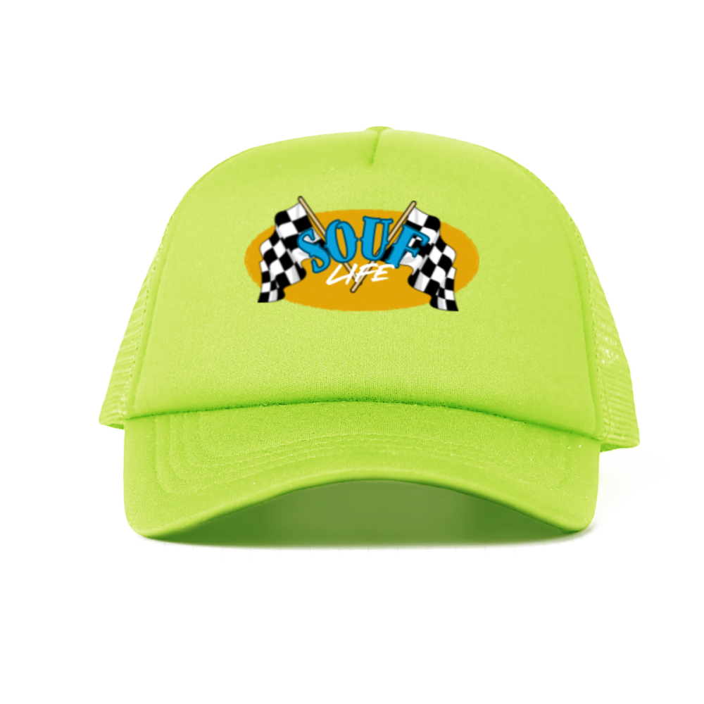 Foam Trucker Hat with Mesh Panels