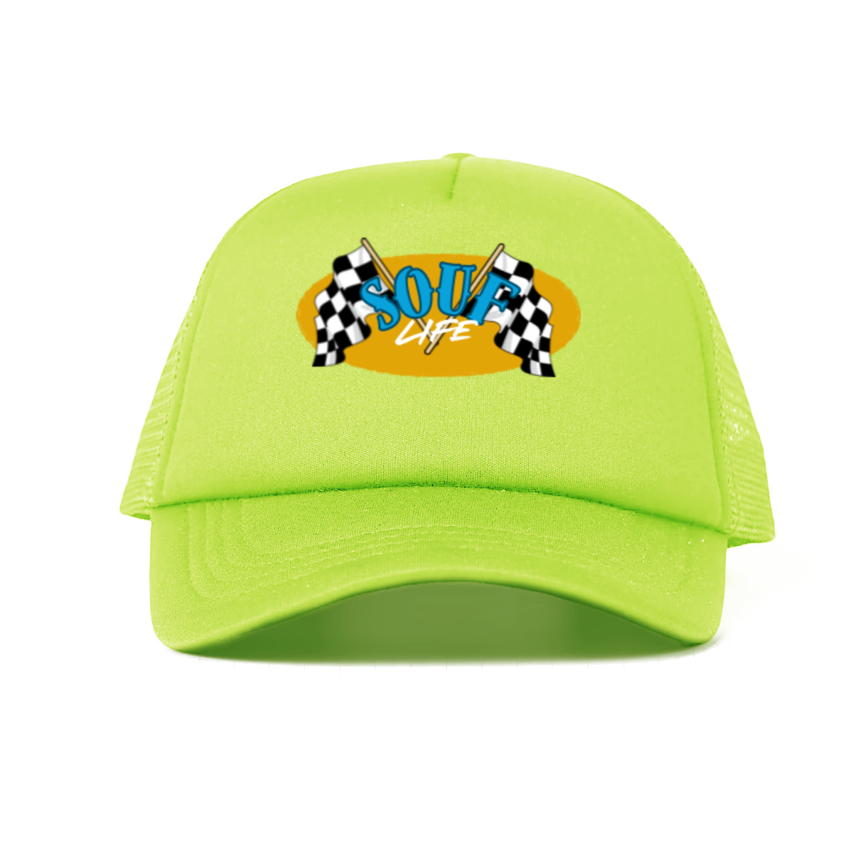 Foam Trucker Hat with Mesh Panels