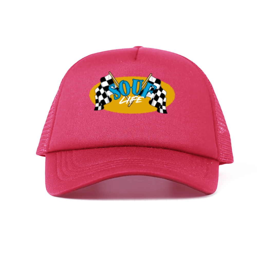 Foam Trucker Hat with Mesh Panels