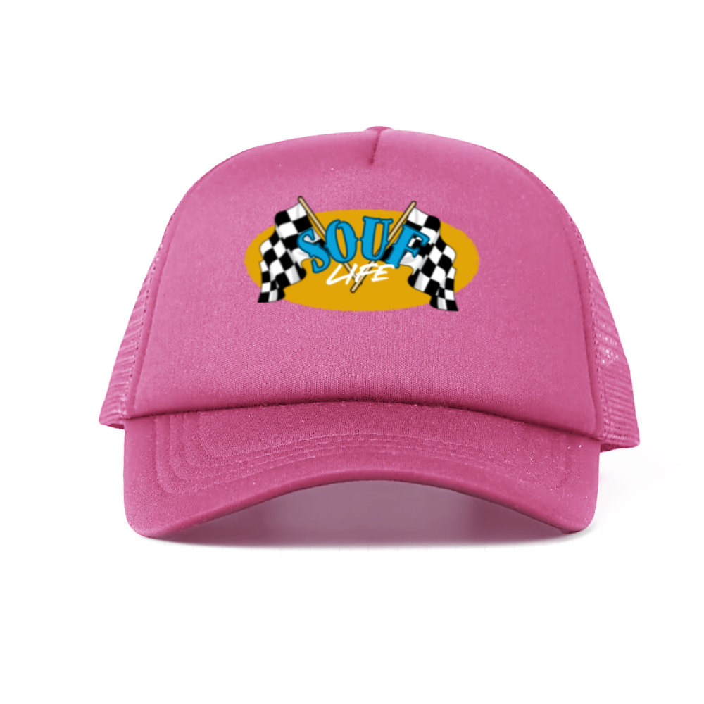 Foam Trucker Hat with Mesh Panels