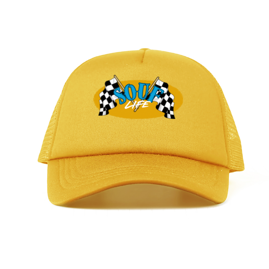 Foam Trucker Hat with Mesh Panels