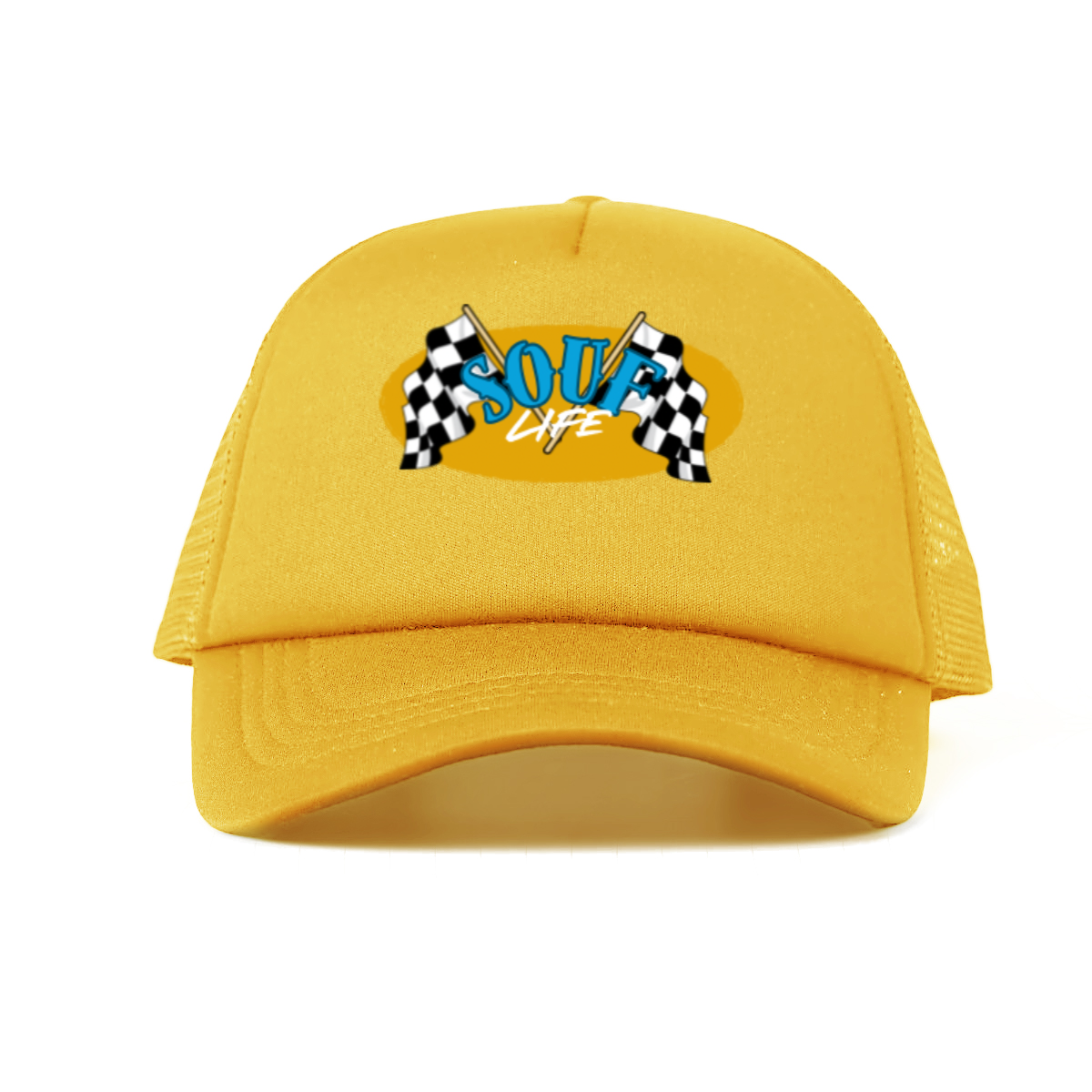 Foam Trucker Hat with Mesh Panels