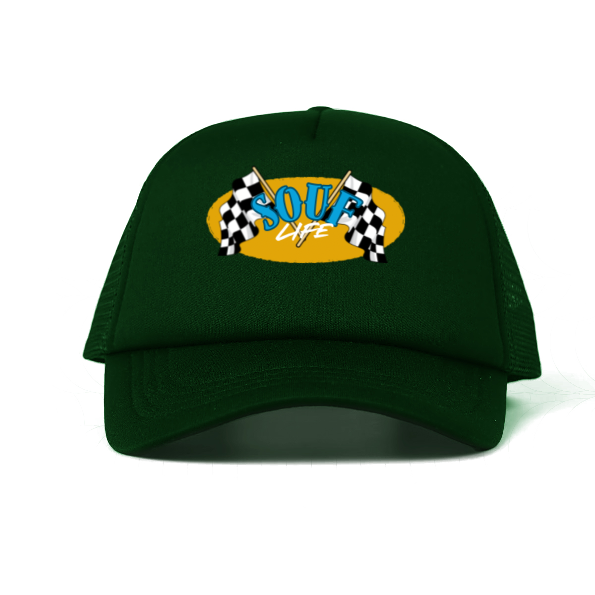 Foam Trucker Hat with Mesh Panels