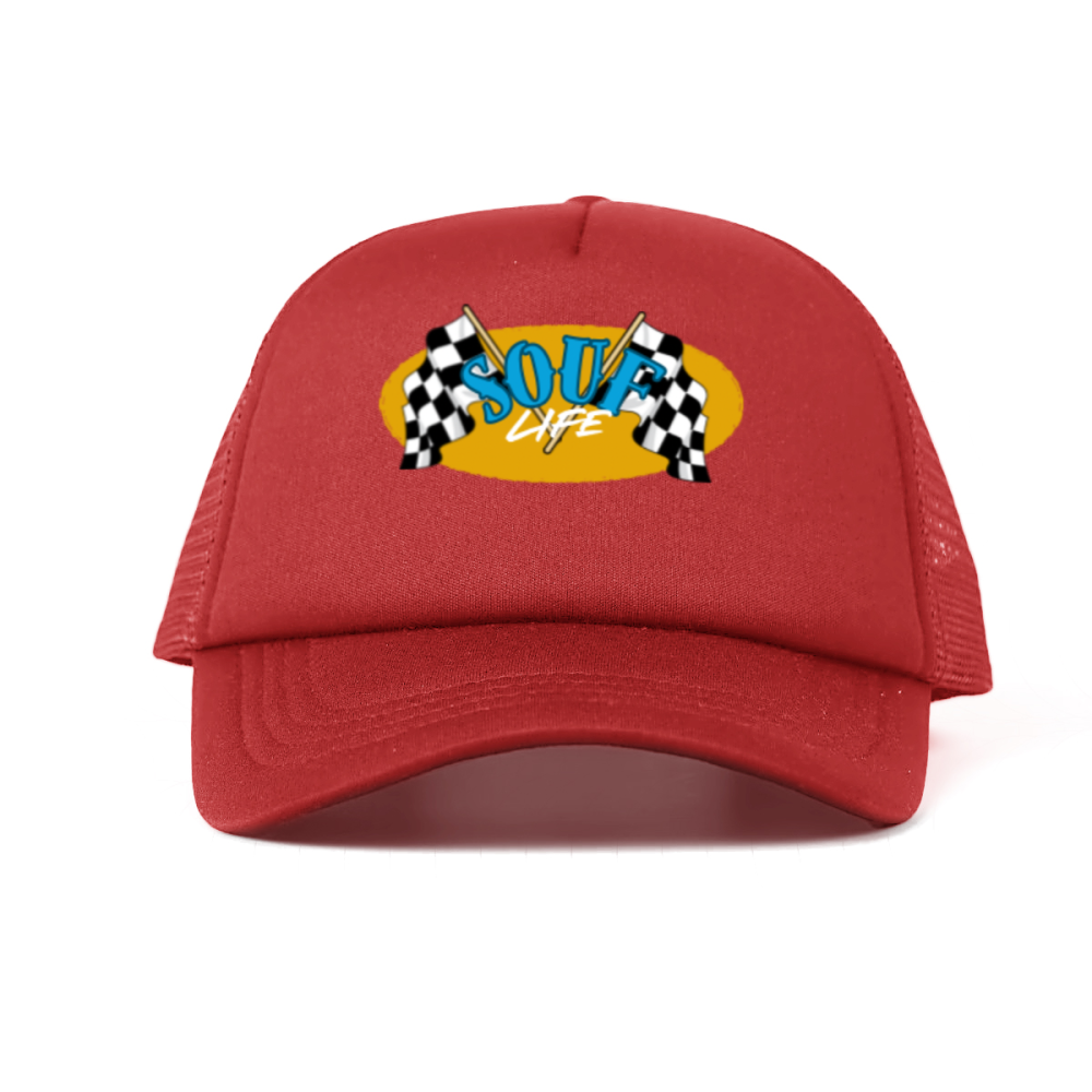 Foam Trucker Hat with Mesh Panels