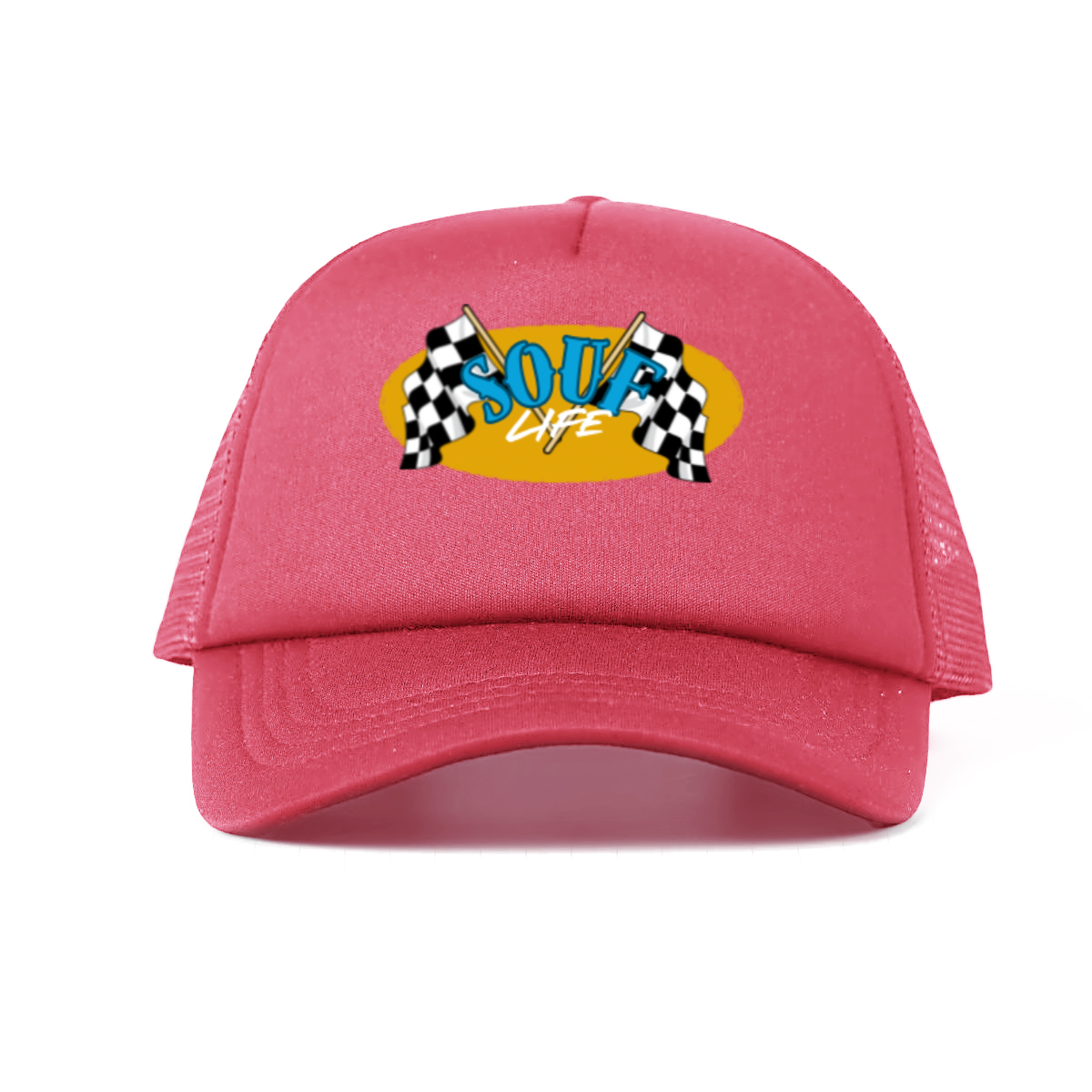 Foam Trucker Hat with Mesh Panels