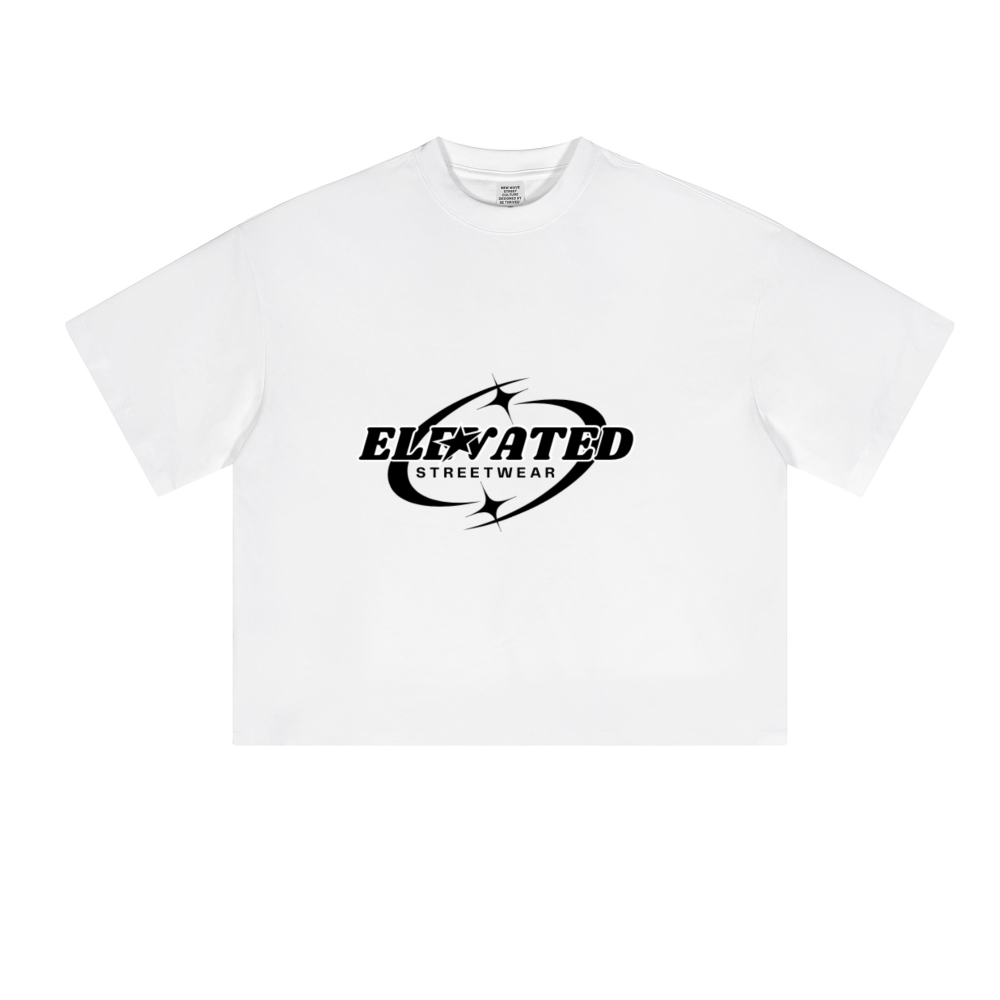 Unisex Short - Sleeved Oversized Cropped T-Shirt(230GSM) - Elevated Agenda Unisex Short - Sleeved Oversized Cropped T-Shirt(230GSM)230gsm Unisex Short-Sleeved Oversized T-Shirt White XS