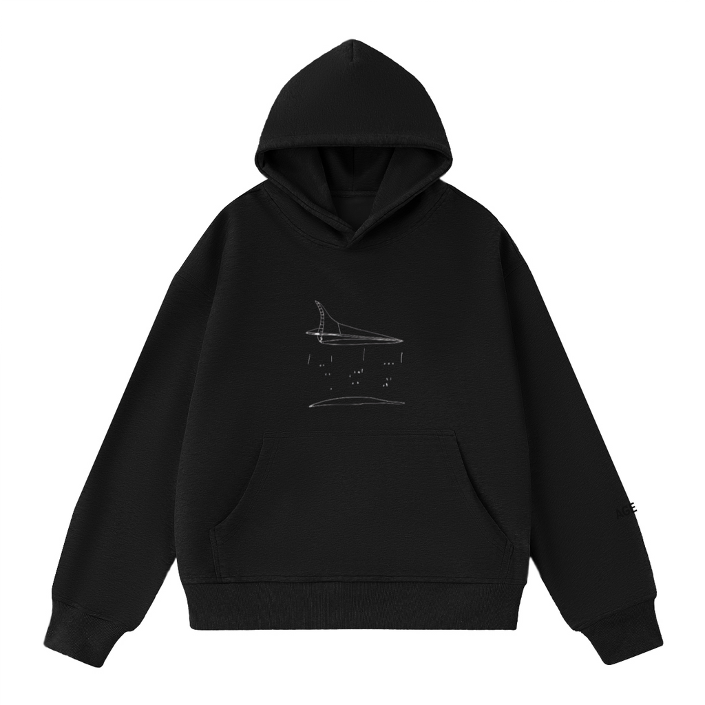 400GSM Unisex Heavyweight Cropped Hoodie