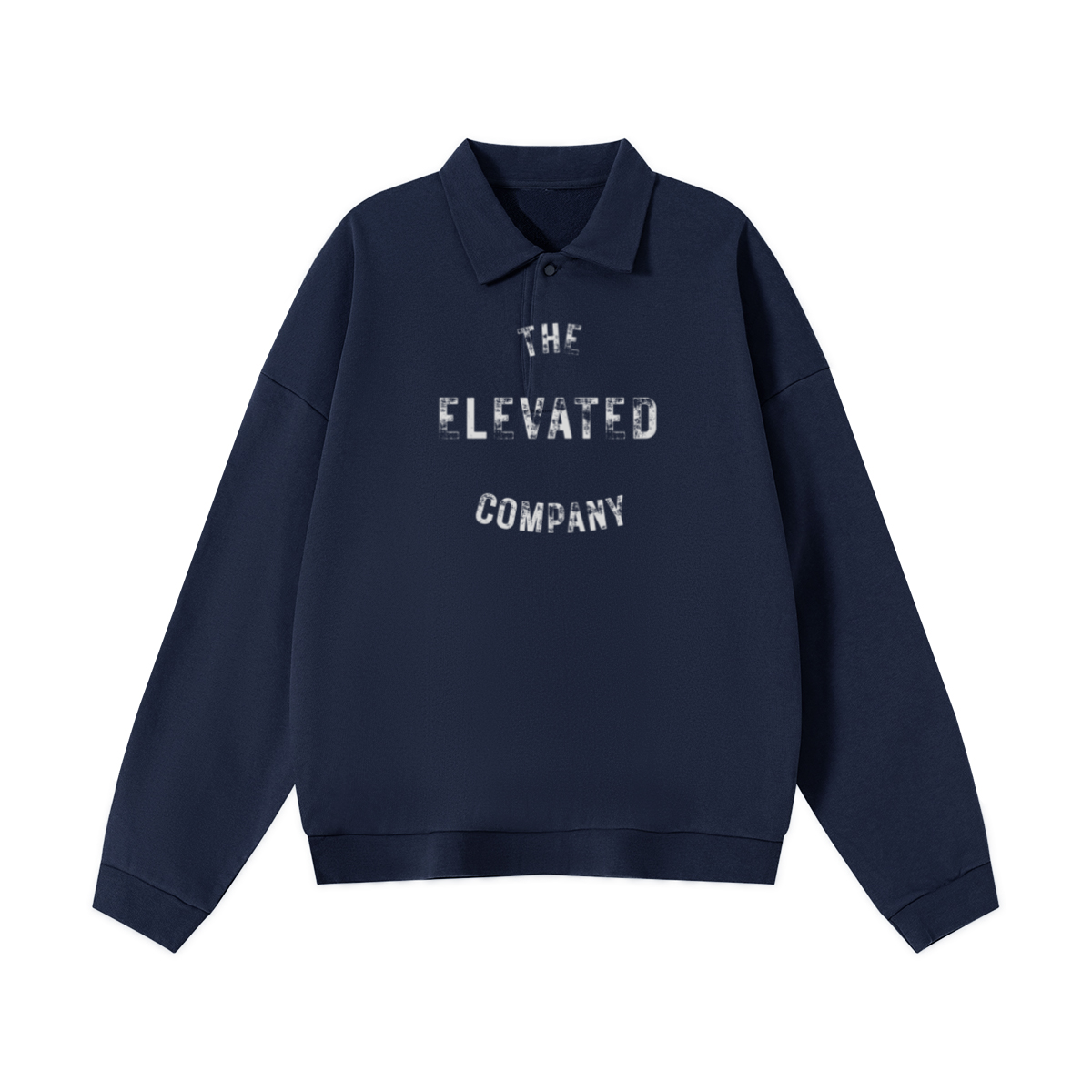 Men’s Half-Placket Polo Collar Sweatshirt