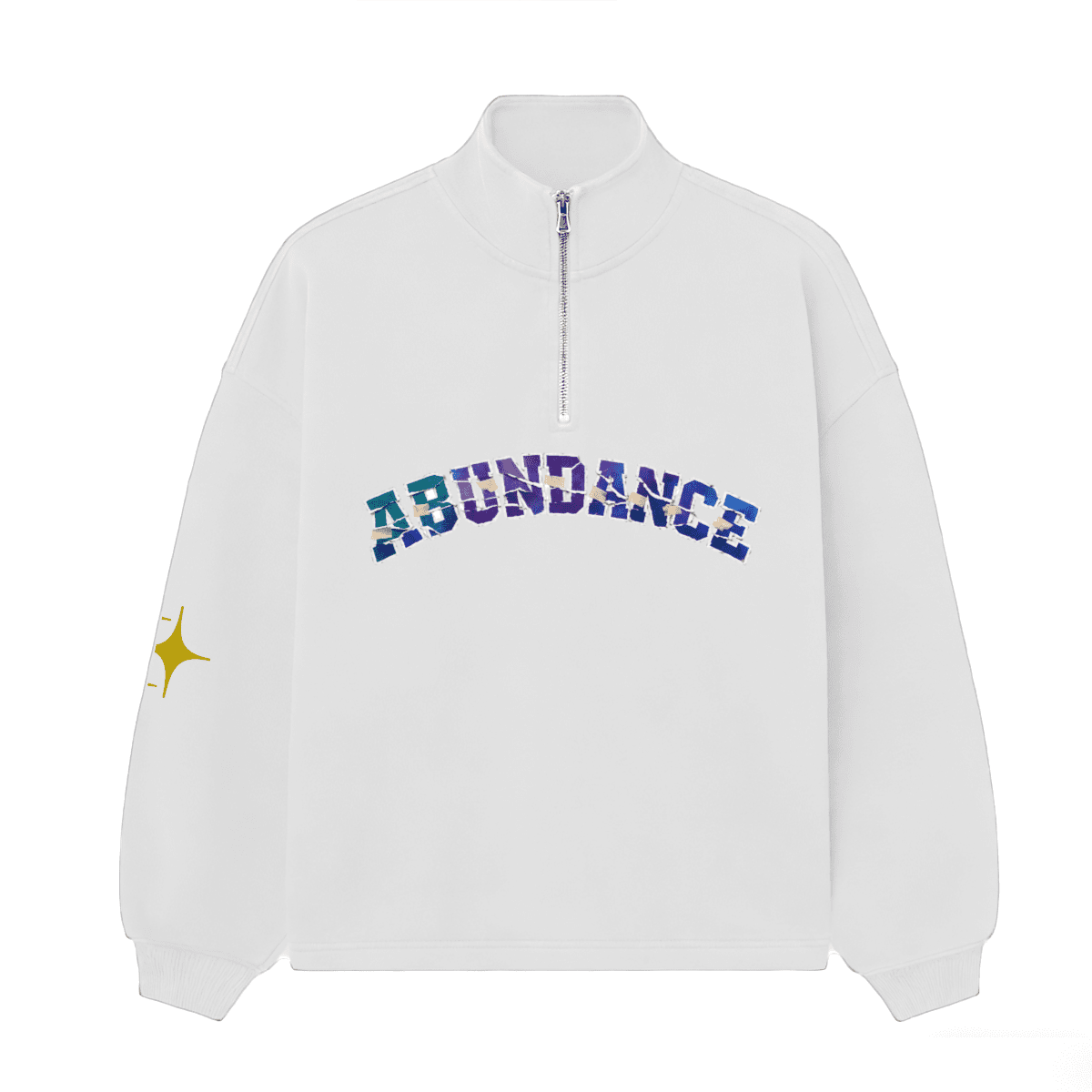 Unisex Stand - Up Collar Half - Zip Panelled Sweatshirt（460GSM） - Elevated AgendaUnisex Stand - Up Collar Half - Zip Panelled Sweatshirt（460GSM）Unisex Stand-Up Collar Half-Zip Panelled Sweatshirt（460GSM） White XS
