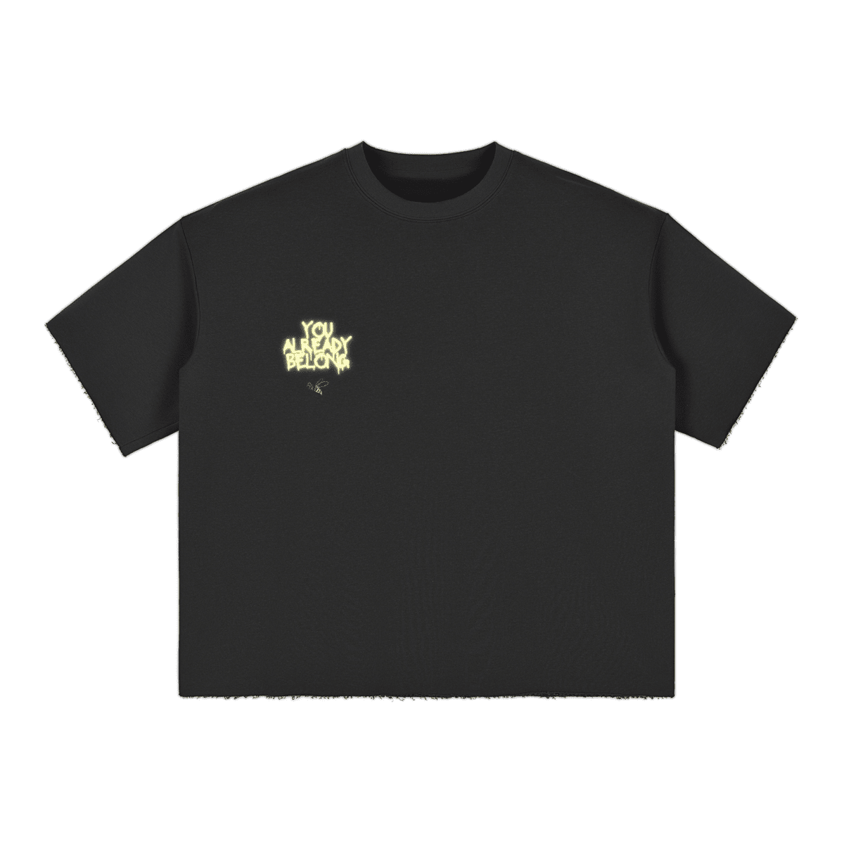 Men’s Cropped Terry T-shirt（280GSM） - Elevated AgendaMen’s Cropped Terry T-shirt（280GSM）Men’s Cropped Terry T-shirt（280GSM) Black S