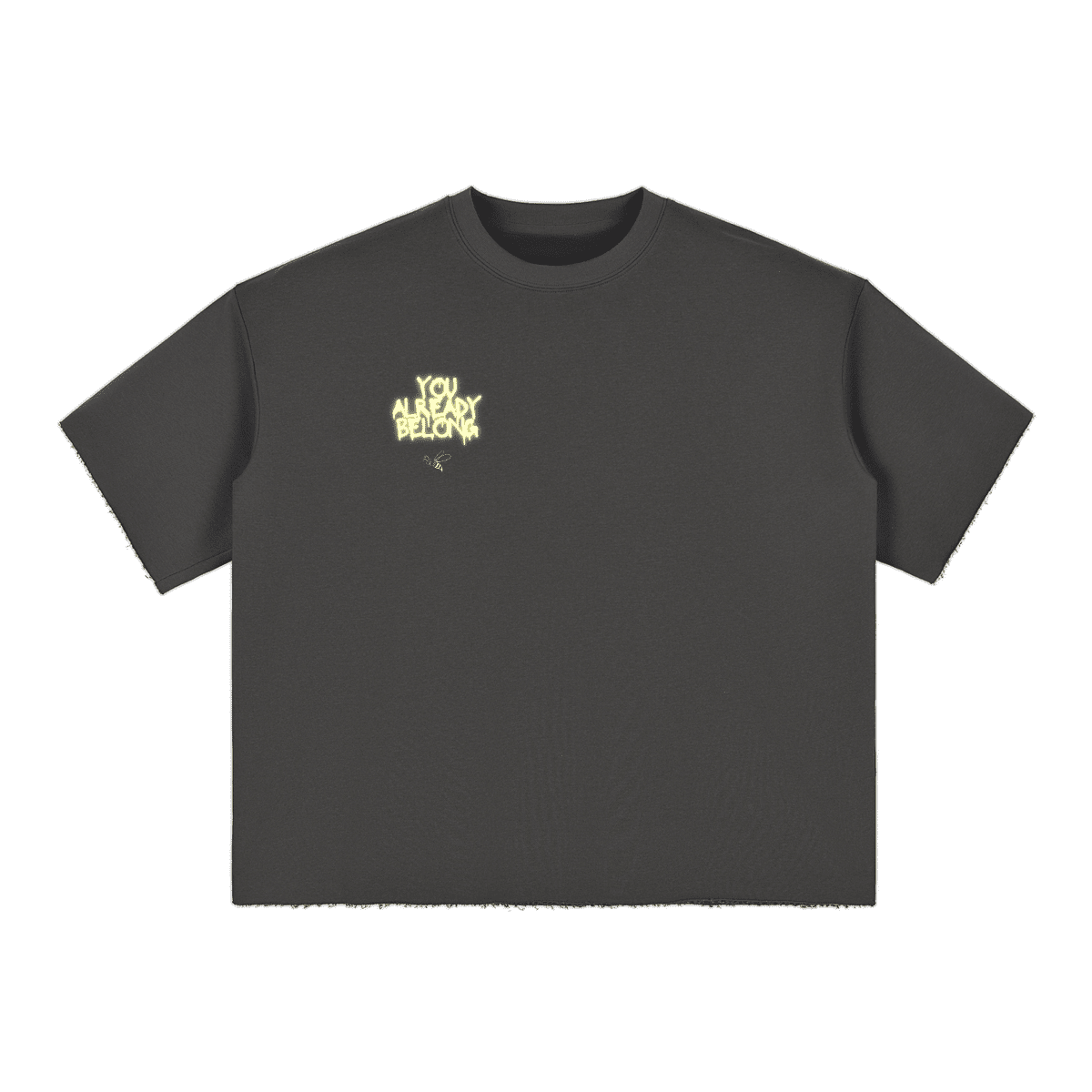 Men’s Cropped Terry T-shirt（280GSM） - Elevated AgendaMen’s Cropped Terry T-shirt（280GSM）Men’s Cropped Terry T-shirt（280GSM) Black S