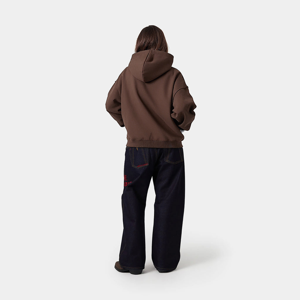 Unisex Cropped Double-Zip Hoodie (460 GSM)