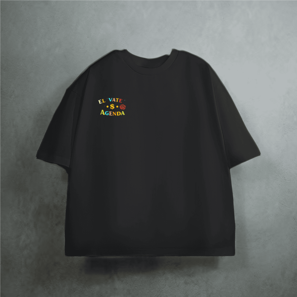 Unisex Heavyweight Cropped Loose T-shirt(280GSM) - Elevated AgendaUnisex Heavyweight Cropped Loose T-shirt(280GSM)Unisex Heavyweight Cropped Loose T-shirt(280GSM) Black XS